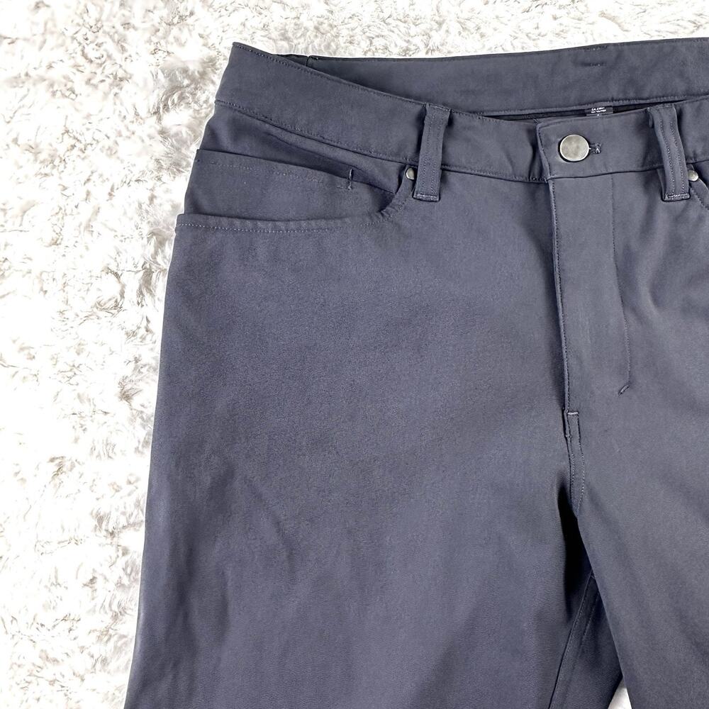 Lululemon ABC Classic Warpstreme Pants - Men's Size 32- Obsidian Gray - Picture 4 of 16